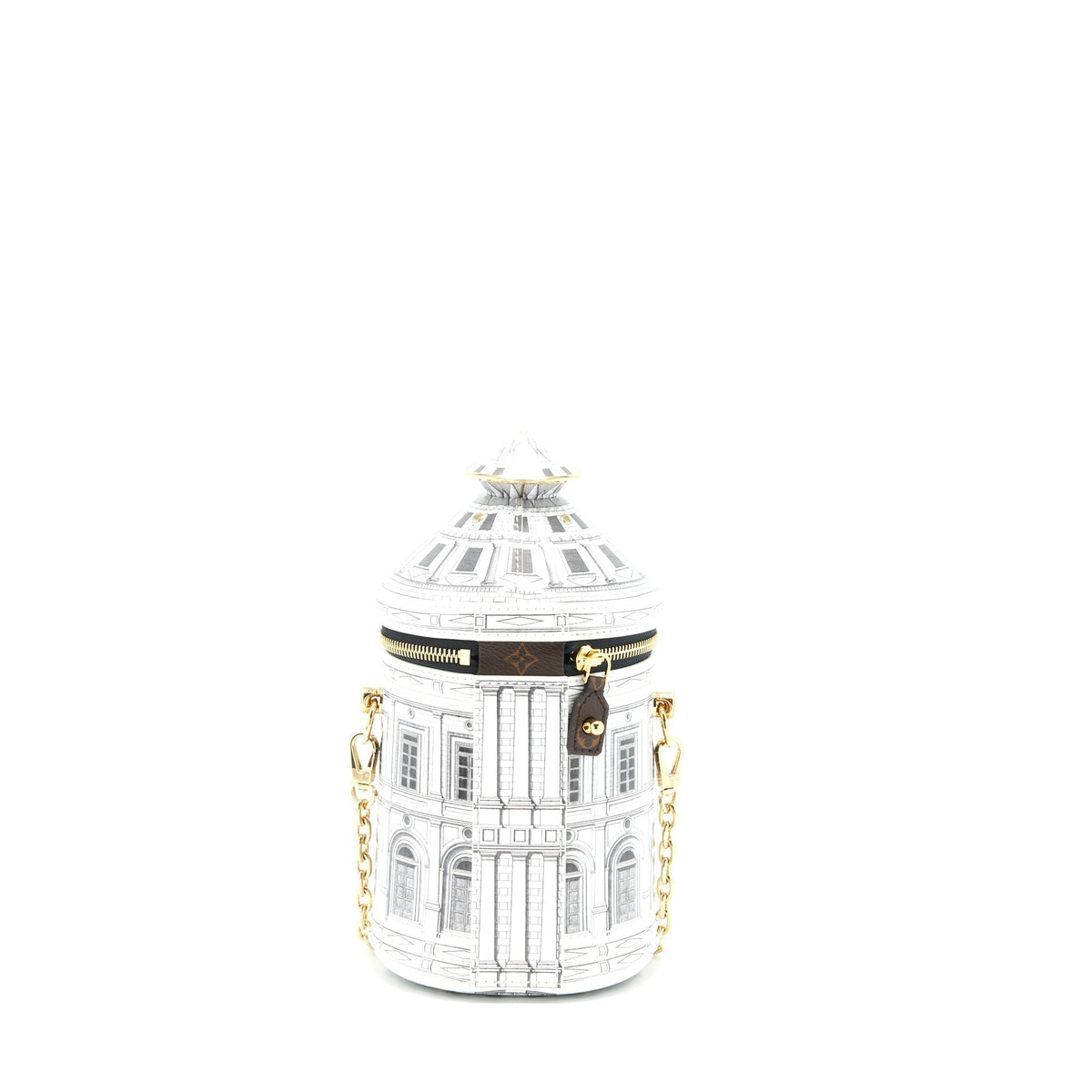 LOUIS VUITTON CANNES VASE ARCHITETTURA PATENT MULTICOLOUR GHW