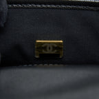 CHANEL 22K TOP HANDLE MESSENGER BAG CAVIAR BLACK BRUSHED GHW(MICROCHIP)