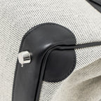 HERMES BIRKIN 25 TOILE SWIFT/CANVAS ECRU-NOIR/NOIR SHW