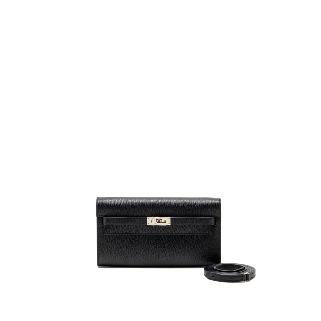 Hermes Kelly to Go Epsom Black SHW