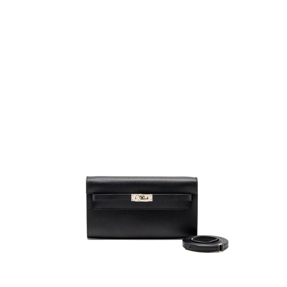 Hermes Kelly to Go Epsom Black SHW