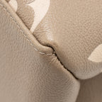 LOUIS VUITTON PETIT PALAIS BAG BICOLOUR MONOGRAM EMPREINTE LEATHER TOURTERELLE/CREME GHW