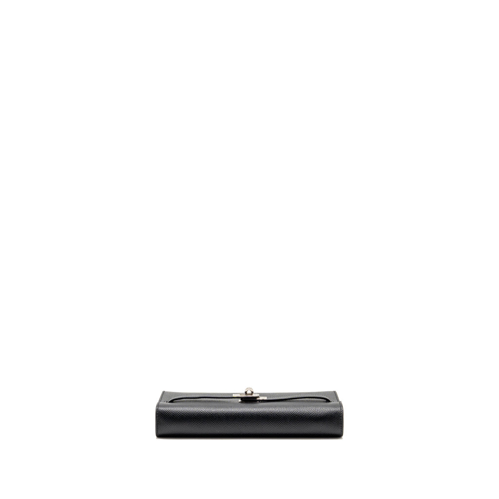 Hermes Kelly to Go Epsom Black SHW