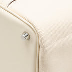 Hermes Cargo Picotin 18 Lock Bag Toile Canvas / Swift Nata SHW