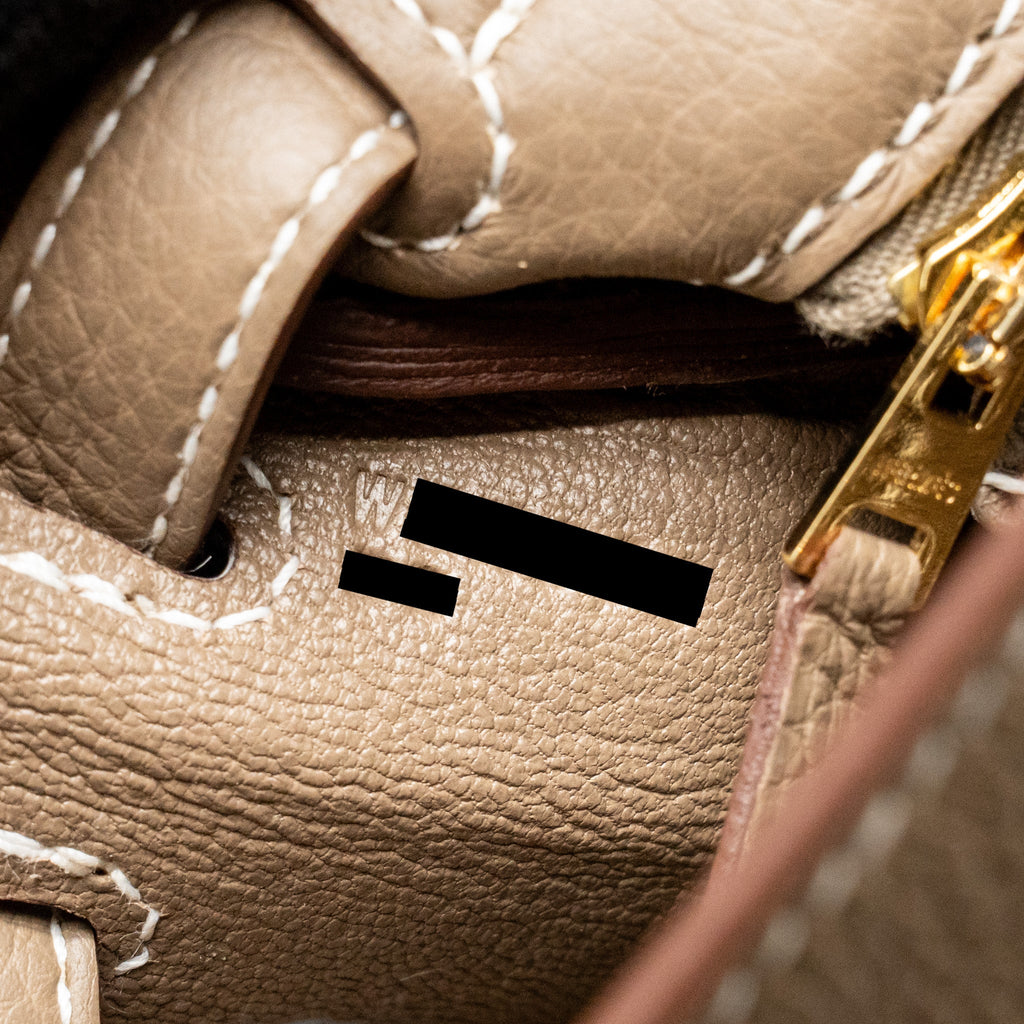 Hermes Kelly 25 Togo Etoupe GHW
