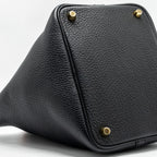 Hermes Picotin 18 Lock Bag Clemence Black GHW
