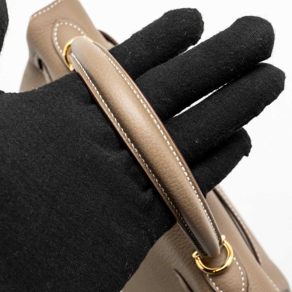 Hermes Kelly 25 Togo Etoupe GHW