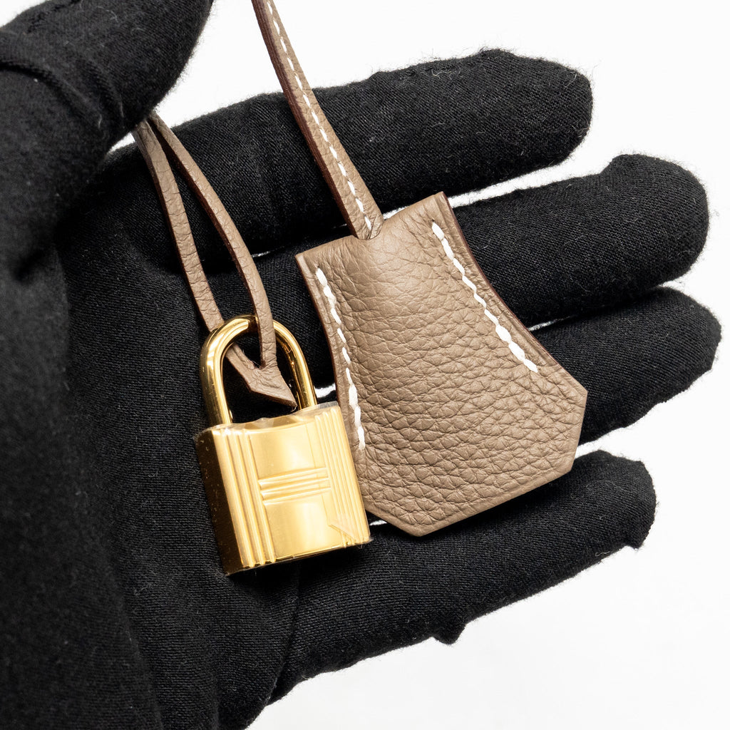 Hermes Kelly 25 Togo Etoupe GHW