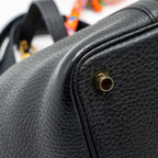 Hermes Picotin 18 Lock Bag Clemence Black GHW