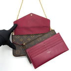 LOUIS VUITTON FELICIE POCHETTE MONOGRAM CANVAS GHW