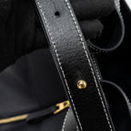 LOEWE MEDIUM HAMMOCK BAG GRAINED CALFSKIN DARK BLUE GHW