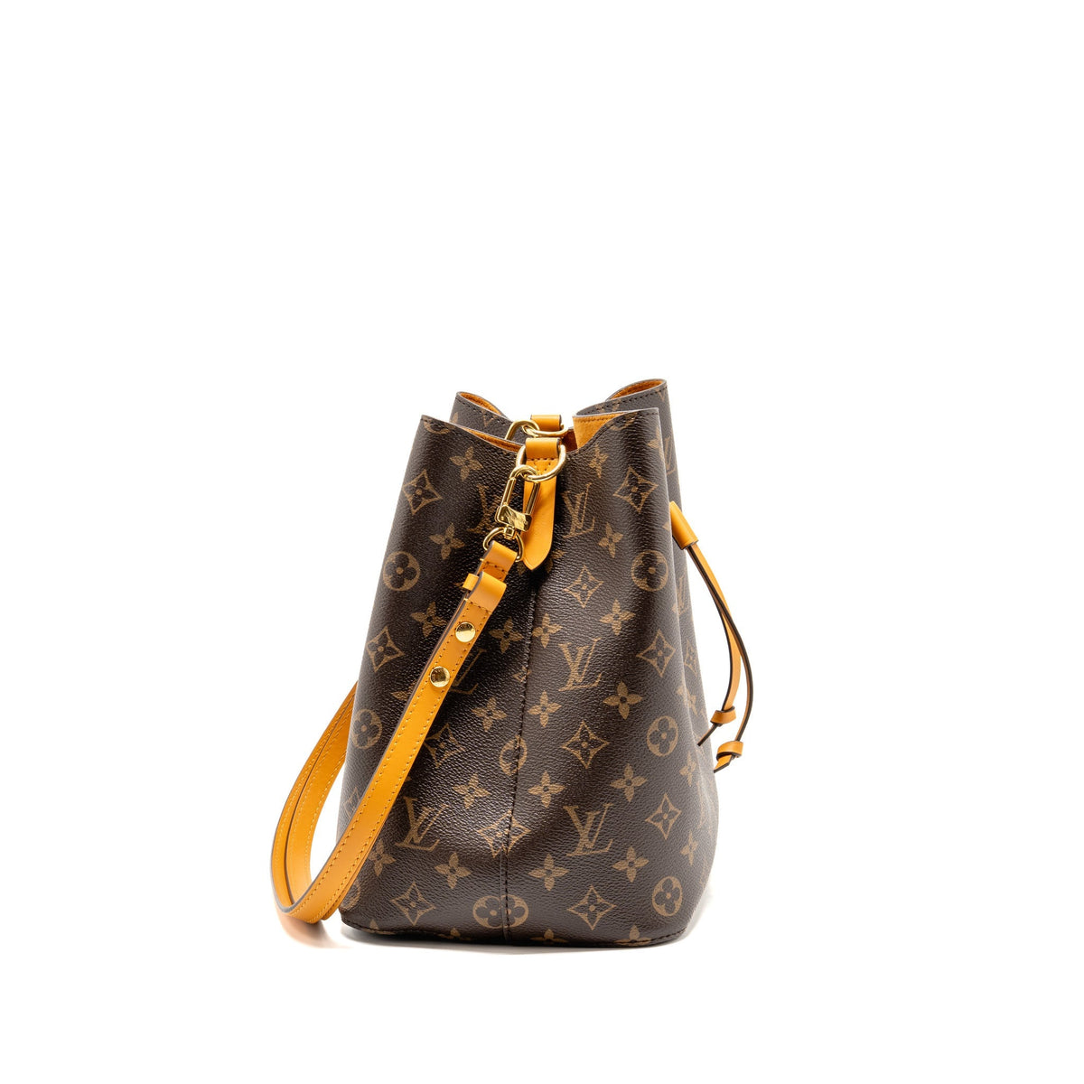 Louis Vuitton Neo Noe MM Monogram Canvas Yellow GHW