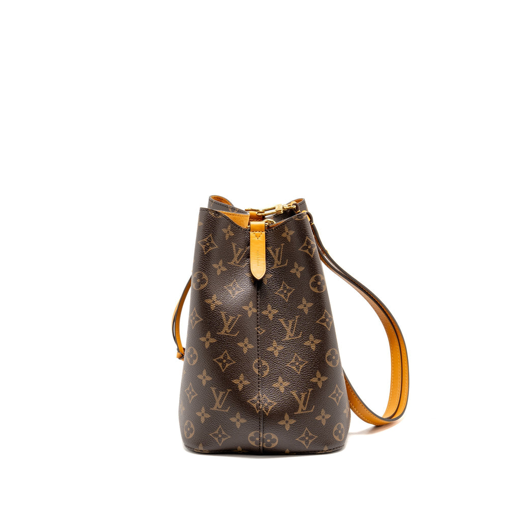 Louis Vuitton Neo Noe MM Monogram Canvas Yellow GHW
