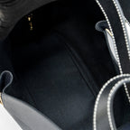 LOEWE MEDIUM HAMMOCK BAG GRAINED CALFSKIN DARK BLUE GHW