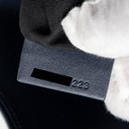 DIOR HOMME SADDLE BAG CD DIAMOND CANVAS/SMOOTH CALFSKIN NAVY BLUE SHW