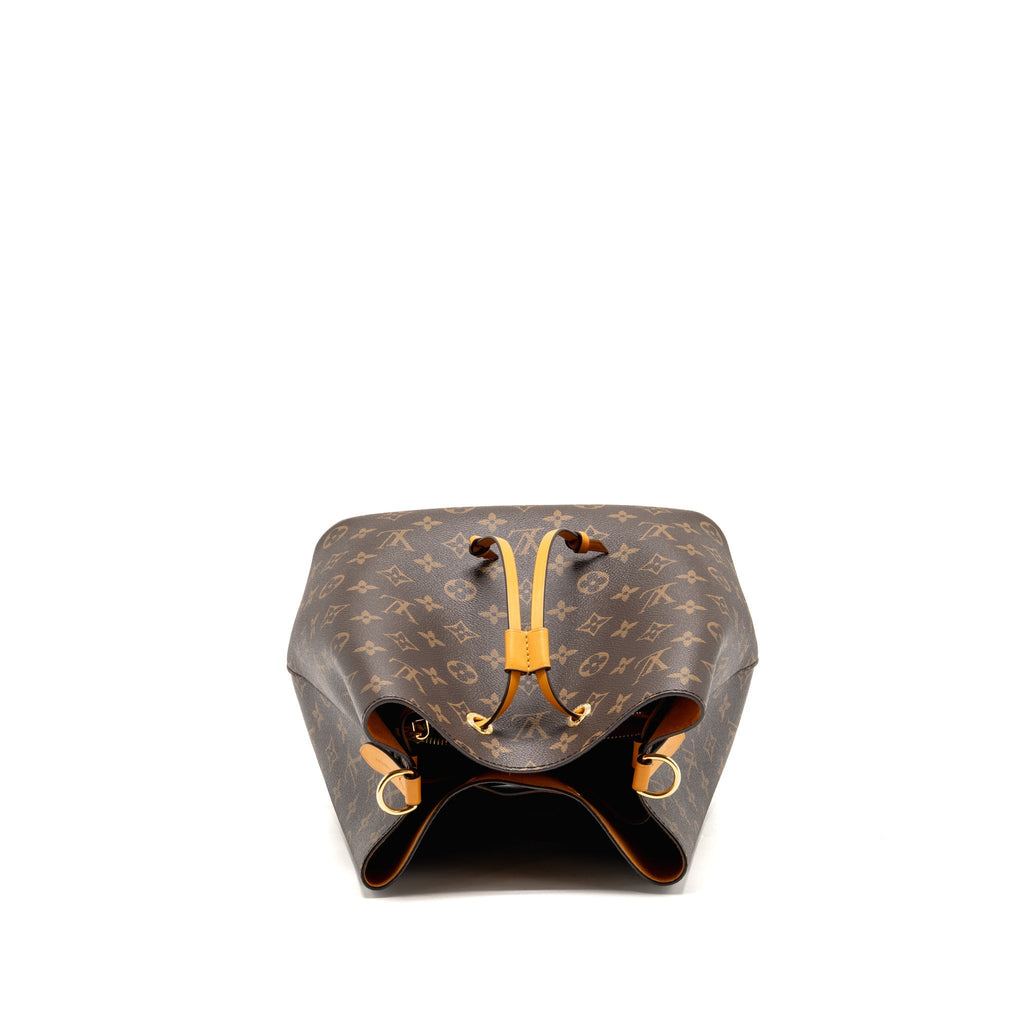 Louis Vuitton Neo Noe MM Monogram Canvas Yellow GHW