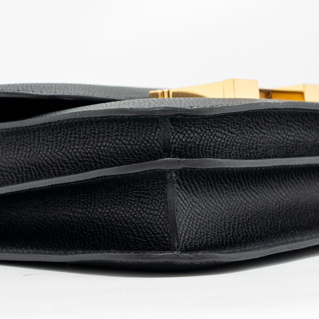 Hermes Mini Constance epsom black GHW
