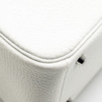 HERMES MINI LINDY CLEMENCE NEW WHITE SHW