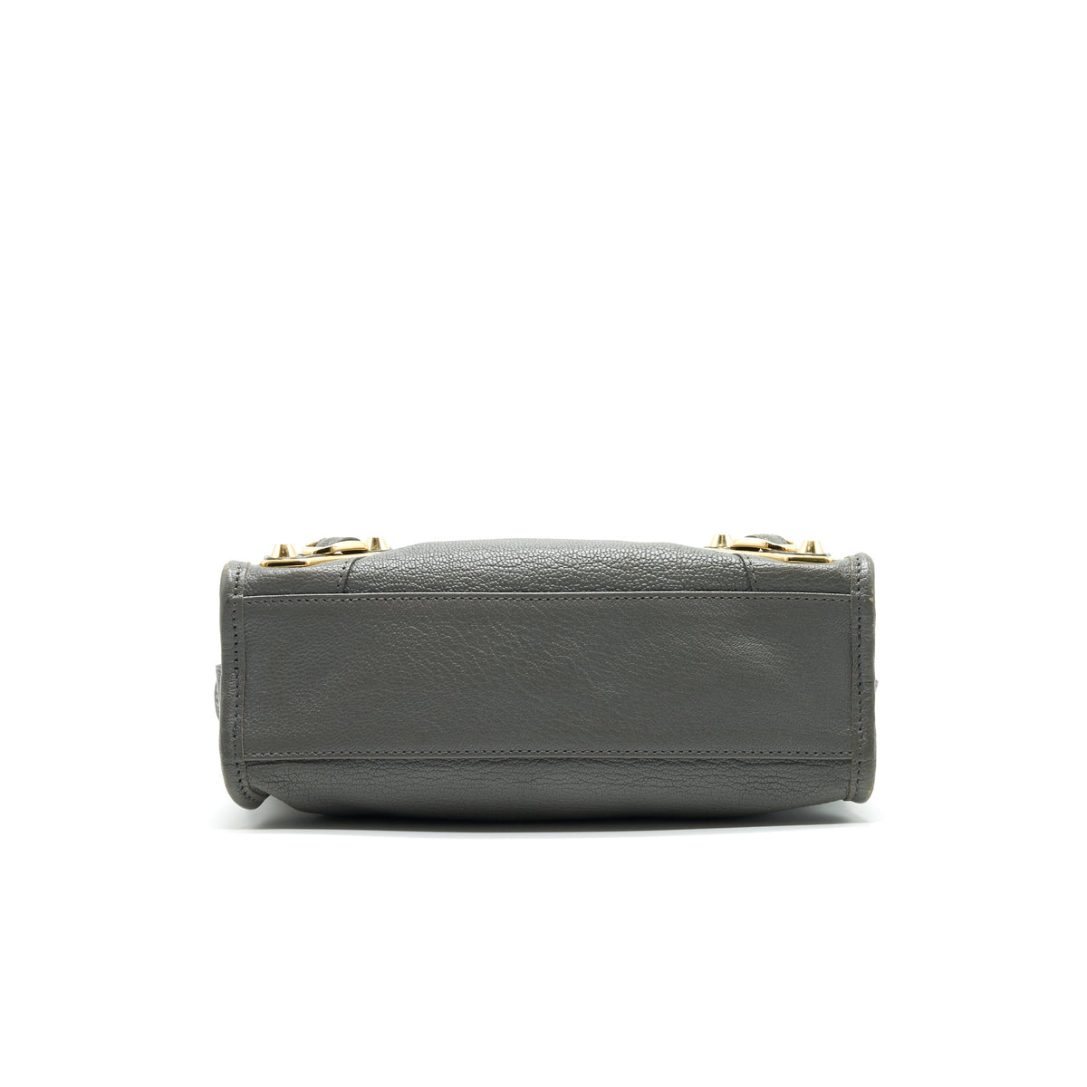 BALENCIAGA MINI CITY BAG GREY WITH GHW