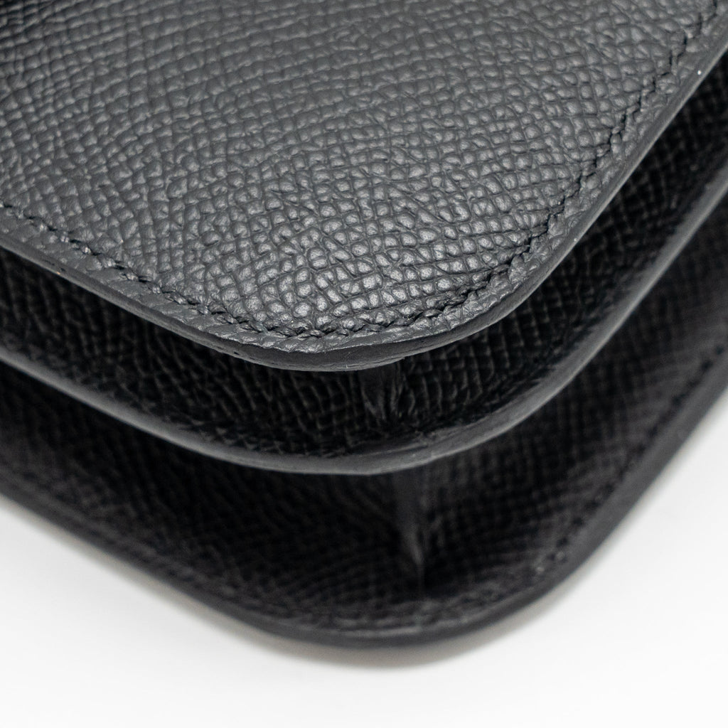 Hermes Mini Constance epsom black GHW