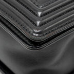 CHANEL MEDIUM BOY BAG LAMBSKIN BLACK GHW
