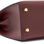 Hermes Kelly 25 Special Order Sombrero Rouge H Brushed GHW