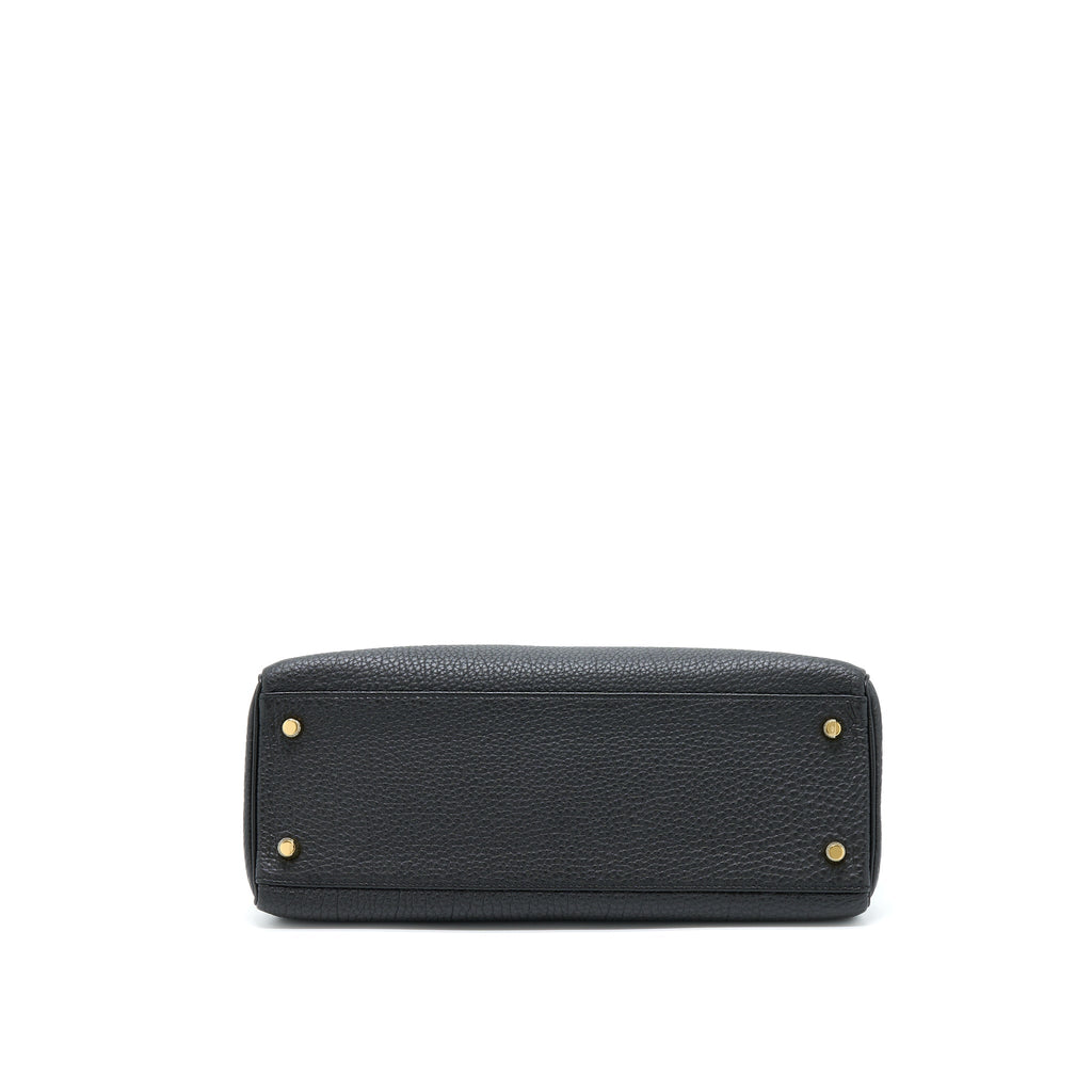 Hermes Kelly 32 Togo Black GHW