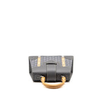 Goyard Structure Saigon PM Bag Goyardine Canvas / Calfskin Grey SHW