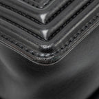 CHANEL MEDIUM BOY BAG LAMBSKIN BLACK GHW