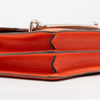 HERMES MINI ROULIS EVERCOLOR BICOLOR CAPUCINE / TERRE BATTUE SHW