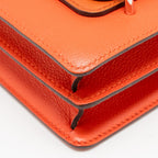 HERMES MINI ROULIS EVERCOLOR BICOLOR CAPUCINE / TERRE BATTUE SHW