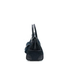 HERMES BIRKIN 25 CARGO TOILE GOELAND/SWIFT BLACK GHW