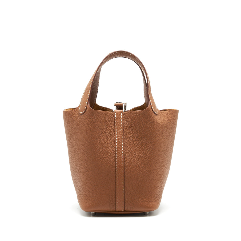 HERMES PICOTIN 18 Lock Bag 37 Gold SHW