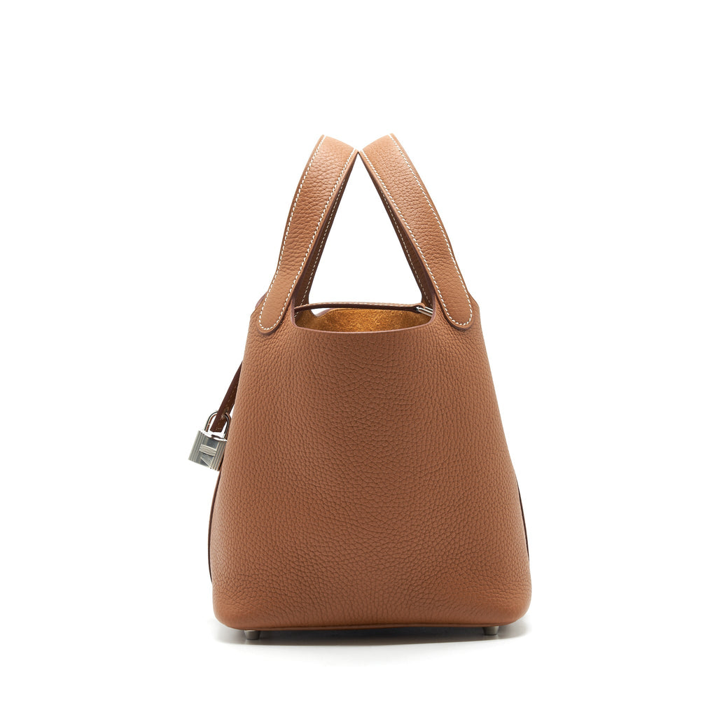 HERMES PICOTIN 18 Lock Bag 37 Gold SHW