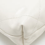 CHANEL MINI 22 BAG SHINY CALFSKIN WHITE GHW (MICROCHIP)