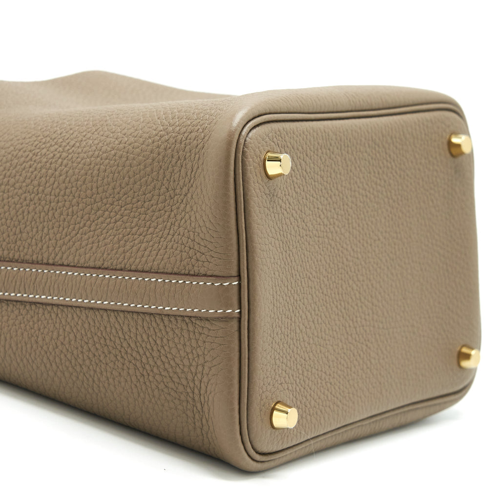 Hermes Picotin 18 Clemence Etoupe GHW
