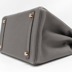 Hermes Birkin 30 Togo Gris Etain RGHW