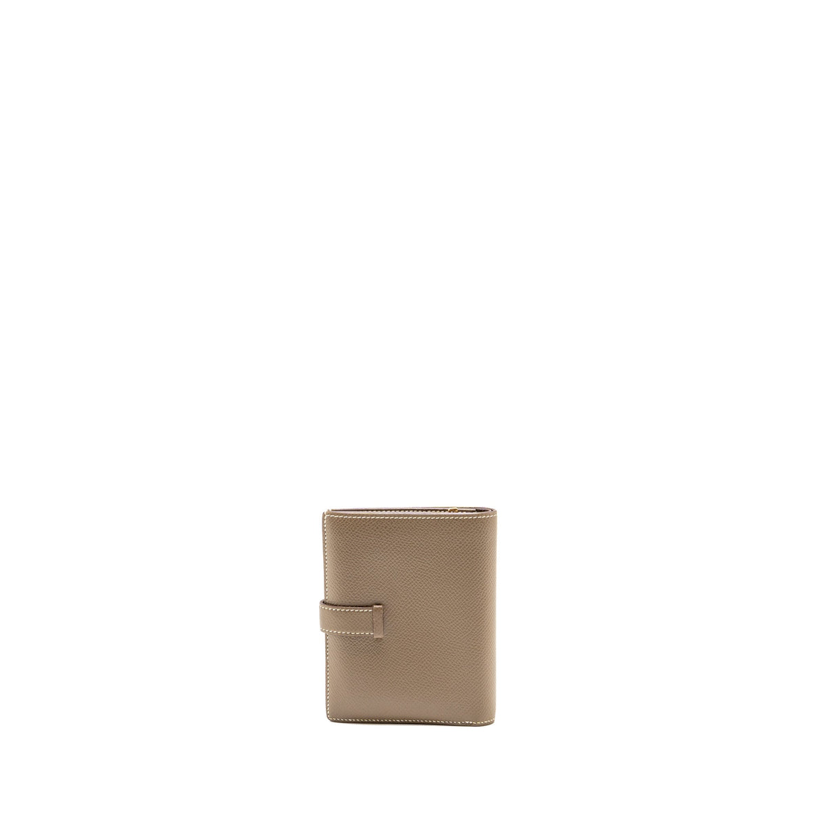 Hermes Bearn Compact Wallet Epsom Etoupe GHW