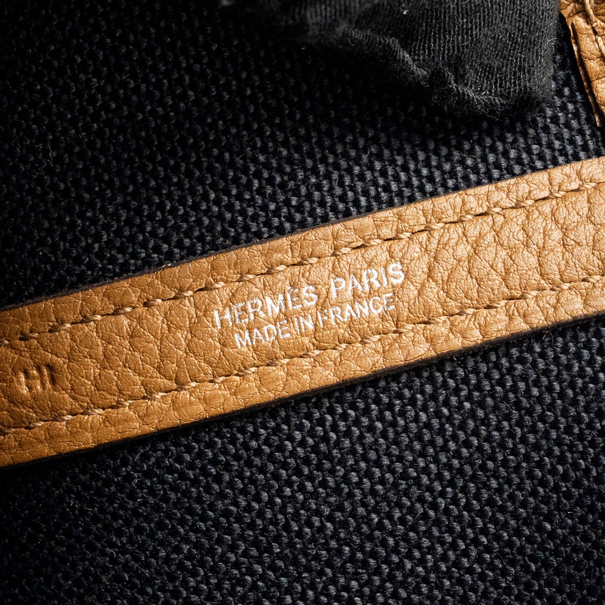 HERMES GARDEN PARTY 36 CANVAS/ NEGONDA BLACK/ ALEZAN SHW