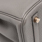 Hermes Birkin 30 Togo Gris Etain RGHW
