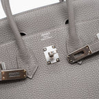 HERMES BIRKIN 25 TOGO GRIS MEYER SHW