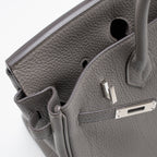 HERMES BIRKIN 25 TOGO GRIS MEYER SHW
