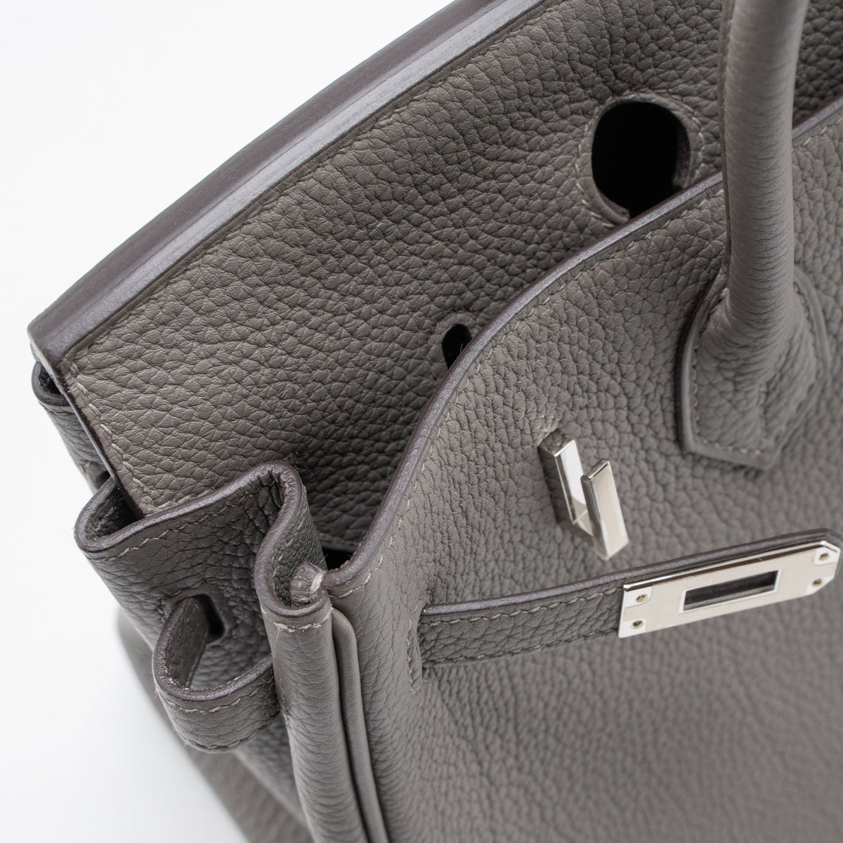 HERMES BIRKIN 25 TOGO GRIS MEYER SHW