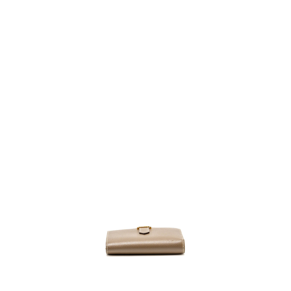 Hermes Bearn Compact Wallet Epsom Etoupe GHW