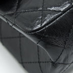 CHANEL 2.55 226 REISSUE AGED CALFSKIN SO BLACK