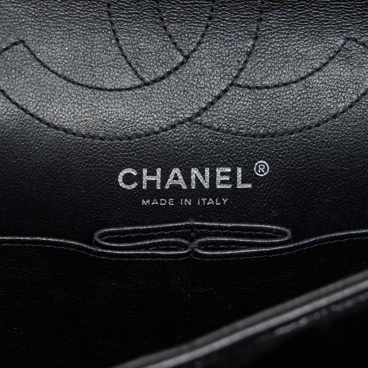 CHANEL 2.55 226 REISSUE AGED CALFSKIN SO BLACK