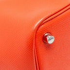 HERMES PICOTIN 18 LOCK BAG EPSOM RED WITH MULTICOLOUR HANDLE SHW