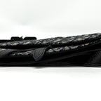 DIOR SADDLE BELT BAG BLUE DIOR OBLIQUE JACQUARD BLACK HARDWARE