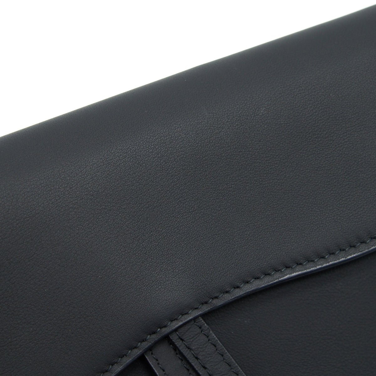 DIOR SADDLE WALLET WITH CHAIN CALFSKIN SO BLACK