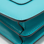 Bvlgari Serpenti Forever Shoulder Bag Calfskin Turquoise LGHW